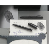 Faber-Castell WRITink Black Fountain Pen with thumb impression design on the barrel