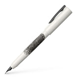 Faber-Castell WRITink White Fountain Pen with thumb impression design on the barrel