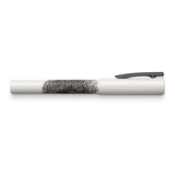 Faber-Castell WRITink White Fountain Pen with thumb impression design on the barrel