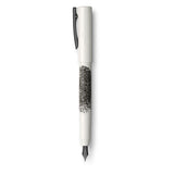 Faber-Castell WRITink White Fountain Pen with thumb impression design on the barrel