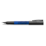 Faber-Castell WRITink Blue Fountain Pen with thumb impression design on the barrel