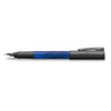 Faber-Castell WRITink Blue Fountain Pen with thumb impression design on the barrel