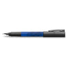 Faber-Castell WRITink Blue Fountain Pen with thumb impression design on the barrel