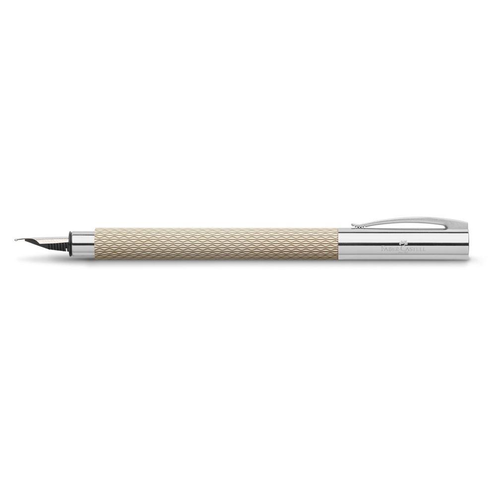 Faber-Castell Ambition OpArt White Sand Fountain Pen