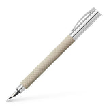 Faber-Castell Ambition OpArt White Sand Fountain Pen