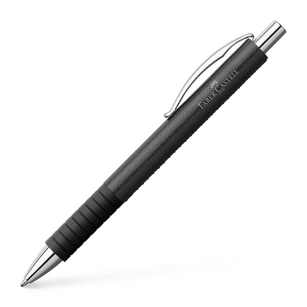Faber-Castell Essentio Leather Black Ball Pen 148889