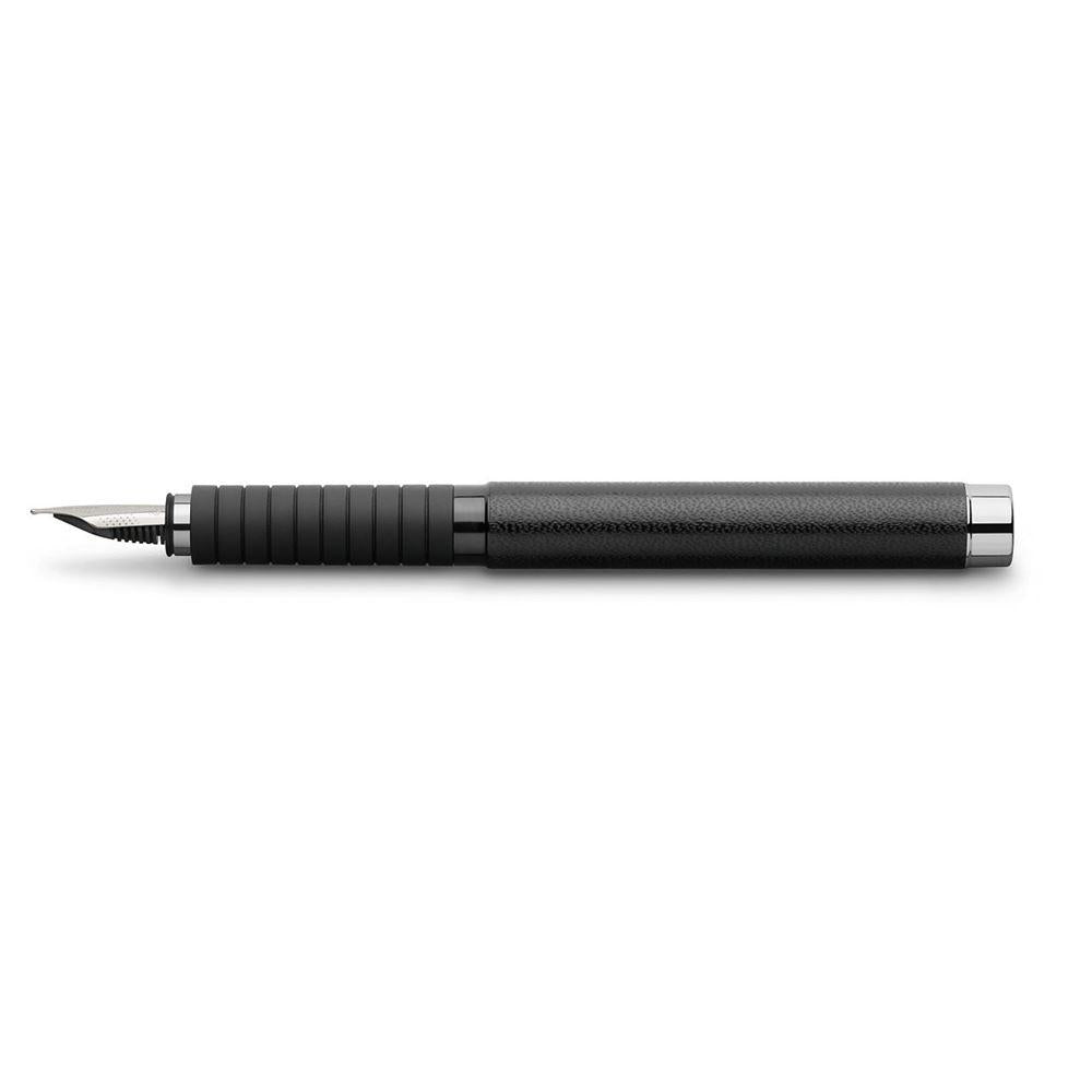 Faber-Castell Essentio Leather Black Fountain Pen
