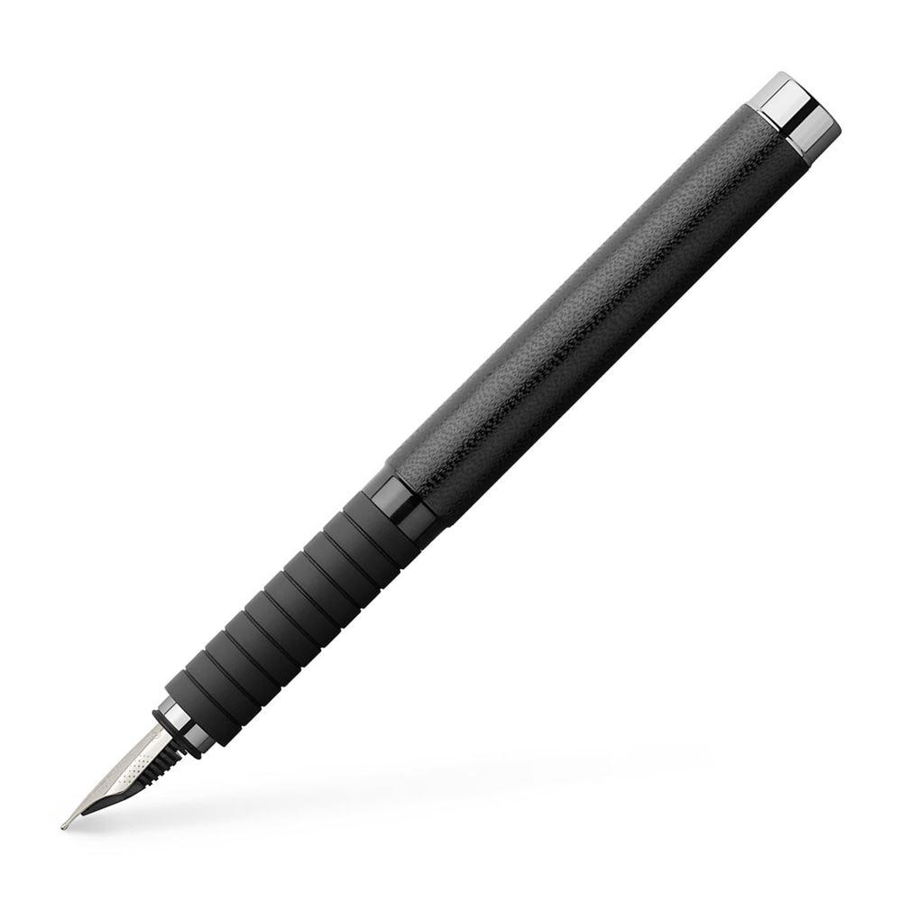 Faber-Castell Essentio Leather Black Fountain Pen
