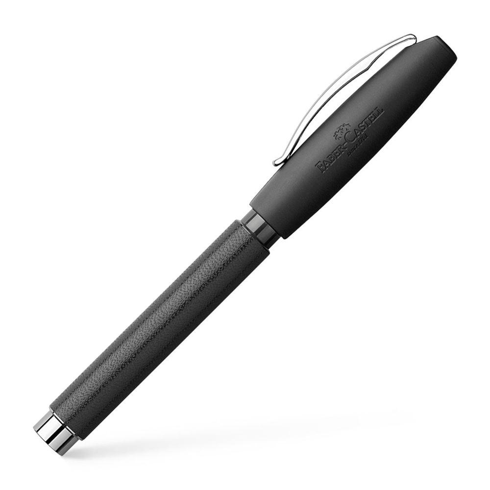 Faber-Castell Essentio Leather Black Roller Ball Pen 148869