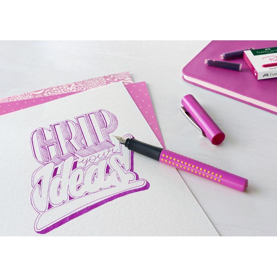 Faber-Castell Grip 2010 Pink Fountain Pen