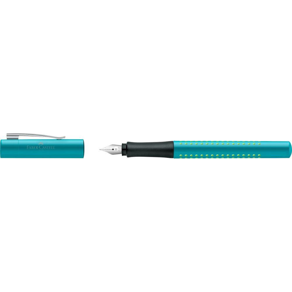 Faber-Castell Grip 2010 Turquoise Fountain Pen