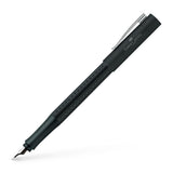 Faber-Castell Grip 2011 Black Fountain Pen with dotted designs