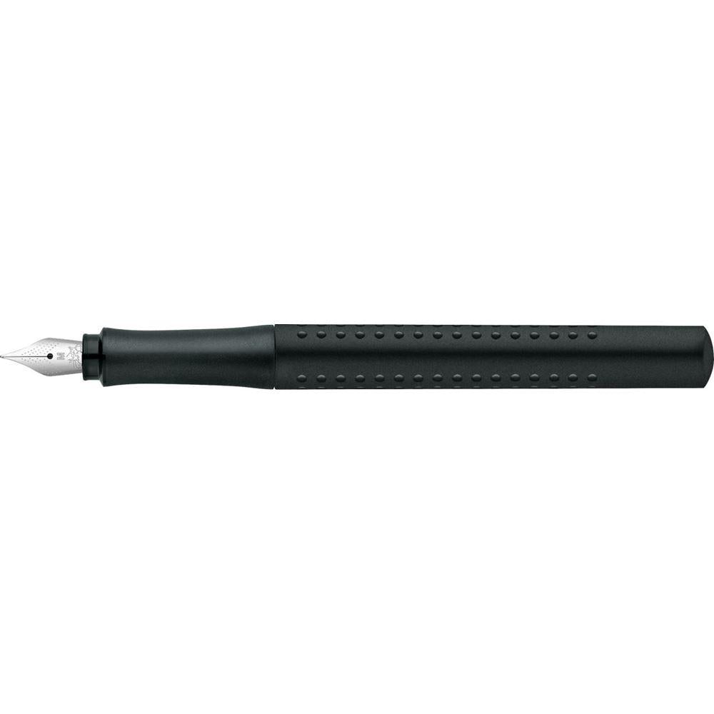 Faber-Castell Grip 2011 Black Fountain Pen with dotted designs