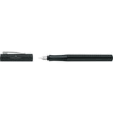 Faber-Castell Grip 2011 Black Fountain Pen with dotted designs