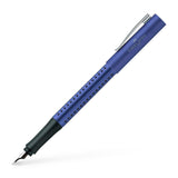 Faber-Castell Grip 2011 Blue Fountain Pen with dotted designs