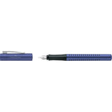 Faber-Castell Grip 2011 Blue Fountain Pen with dotted designs