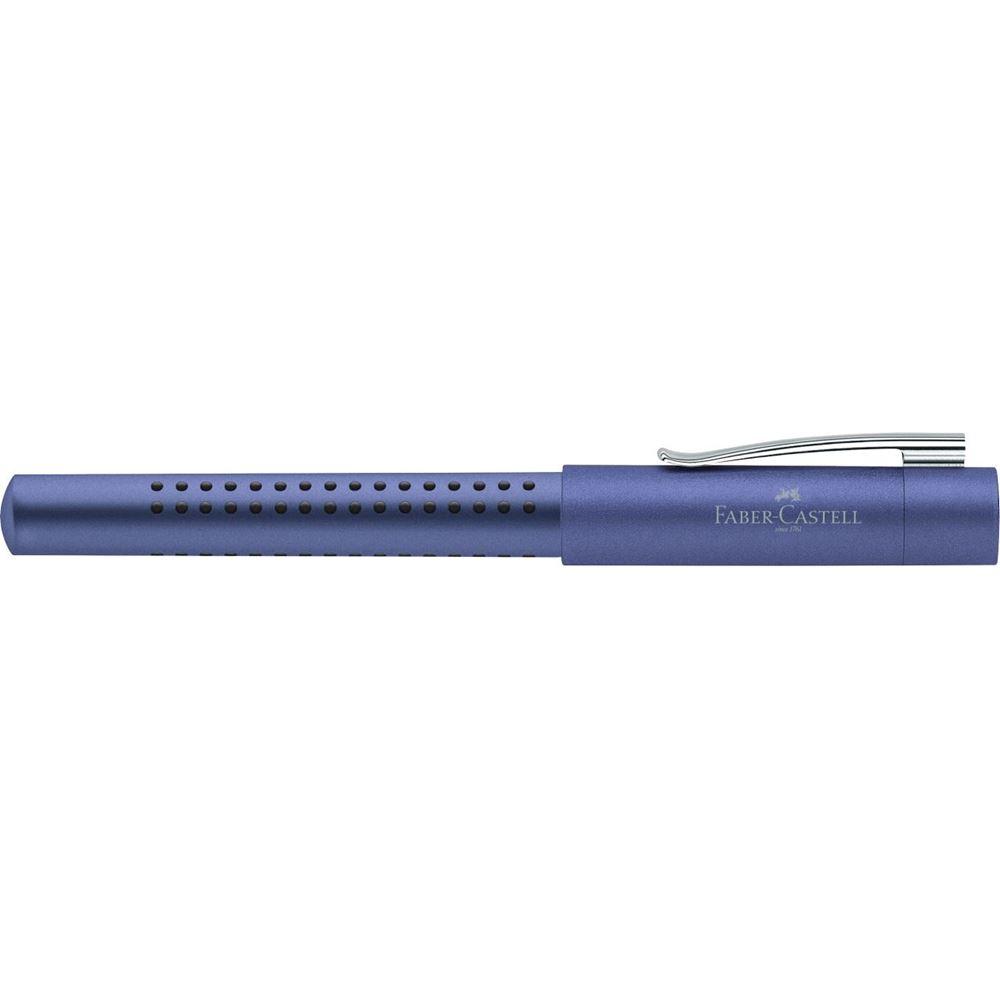 Faber-Castell Grip 2011 Blue Fountain Pen with dotted designs