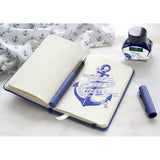 Faber-Castell Grip 2011 Blue Fountain Pen with dotted designs