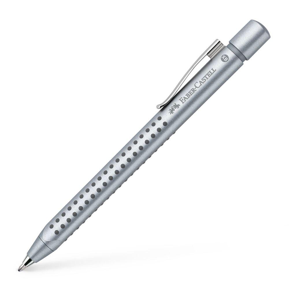 Faber-Castell Grip 2011 Silver Ball Pen 144111 dotted design