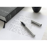 Faber-Castell Grip 2011 Silver Fountain Pen with dotted designs