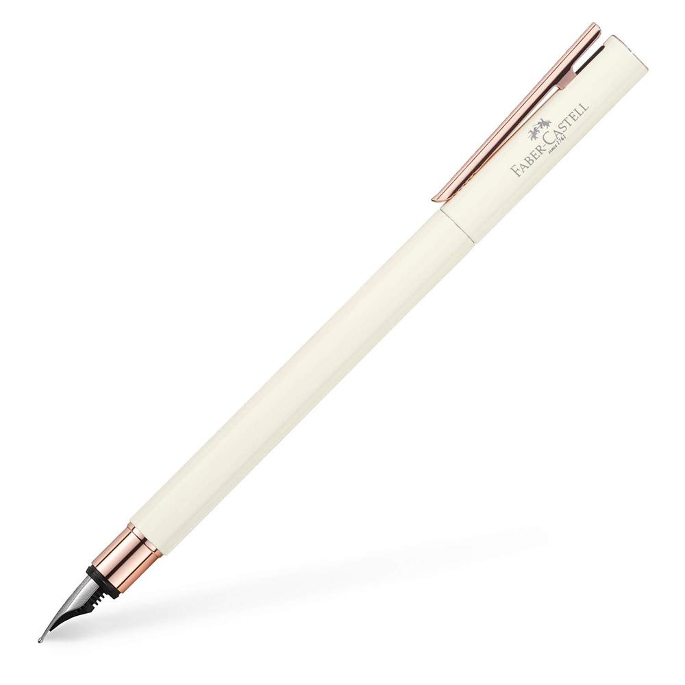 Faber-Castell Neo Slim Ivory Rose Gold Fountain Pen