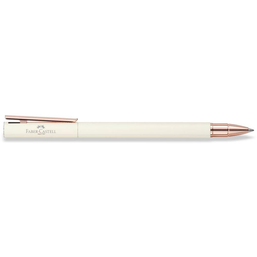 Faber-Castell Neo Slim Ivory Rose Gold Roller Ball Pen 342504