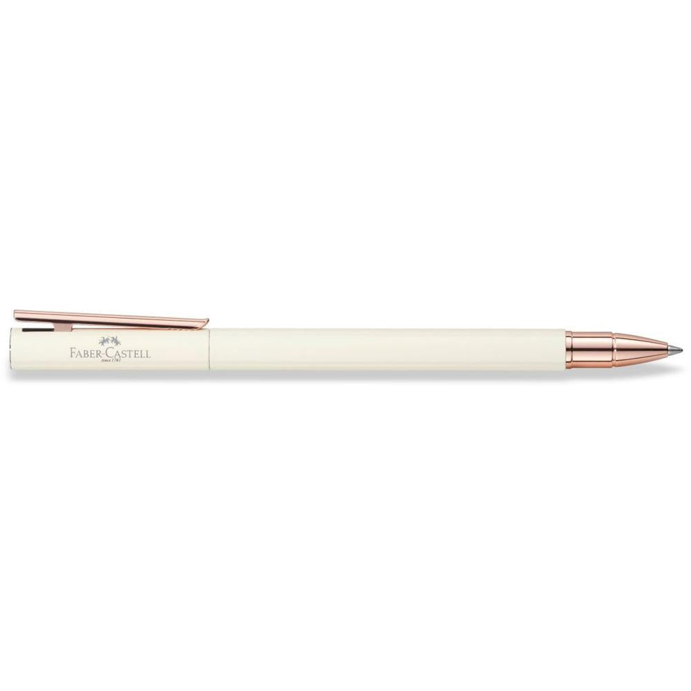 Faber-Castell Neo Slim Ivory Rose Gold Roller Ball Pen 342504