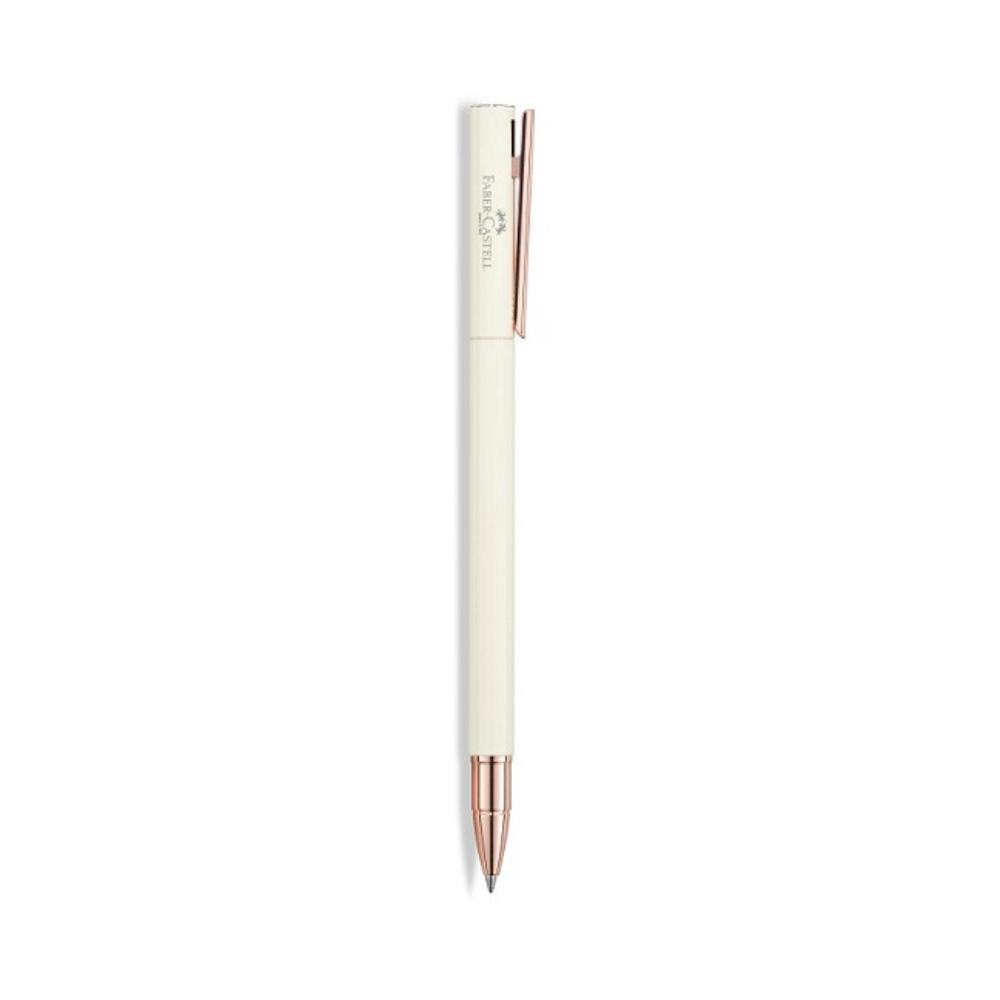 Faber-Castell Neo Slim Ivory Rose Gold Roller Ball Pen 342504