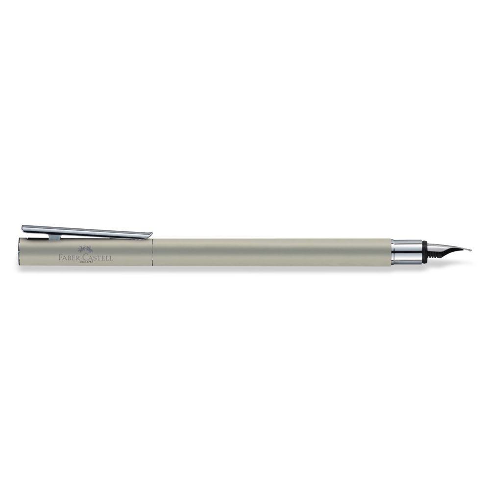 Faber-Castell Neo Slim Matt Stainless Steel Fountain Pen