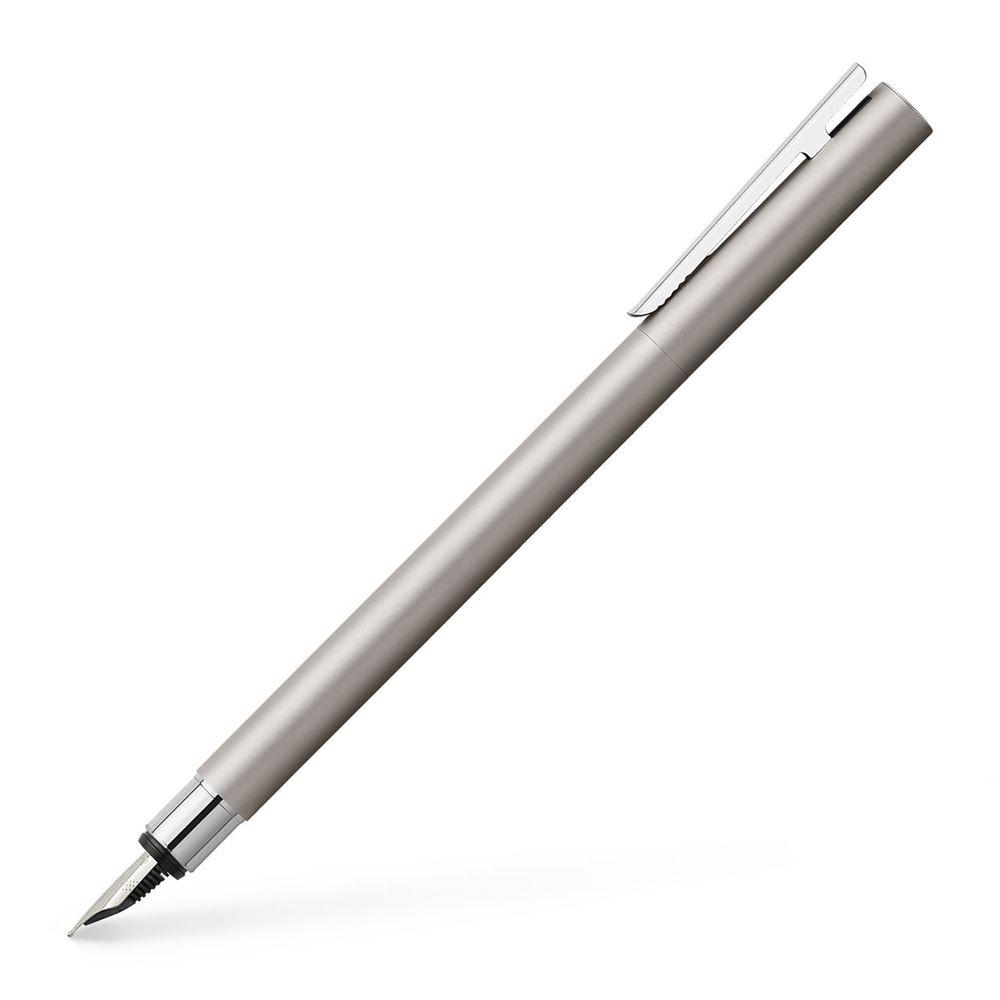 Faber-Castell Neo Slim Matt Stainless Steel Fountain Pen