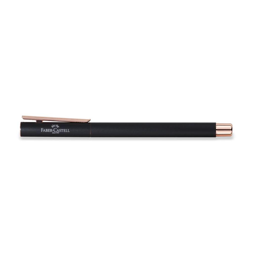 Faber-Castell Neo Slim Metal Black Rose Gold Fountain Pen