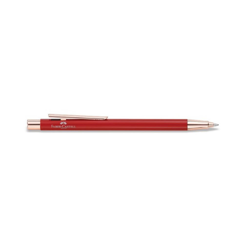Faber-Castell Neo Slim Oriental Red Rose Gold Stylus Ball Pen 342710