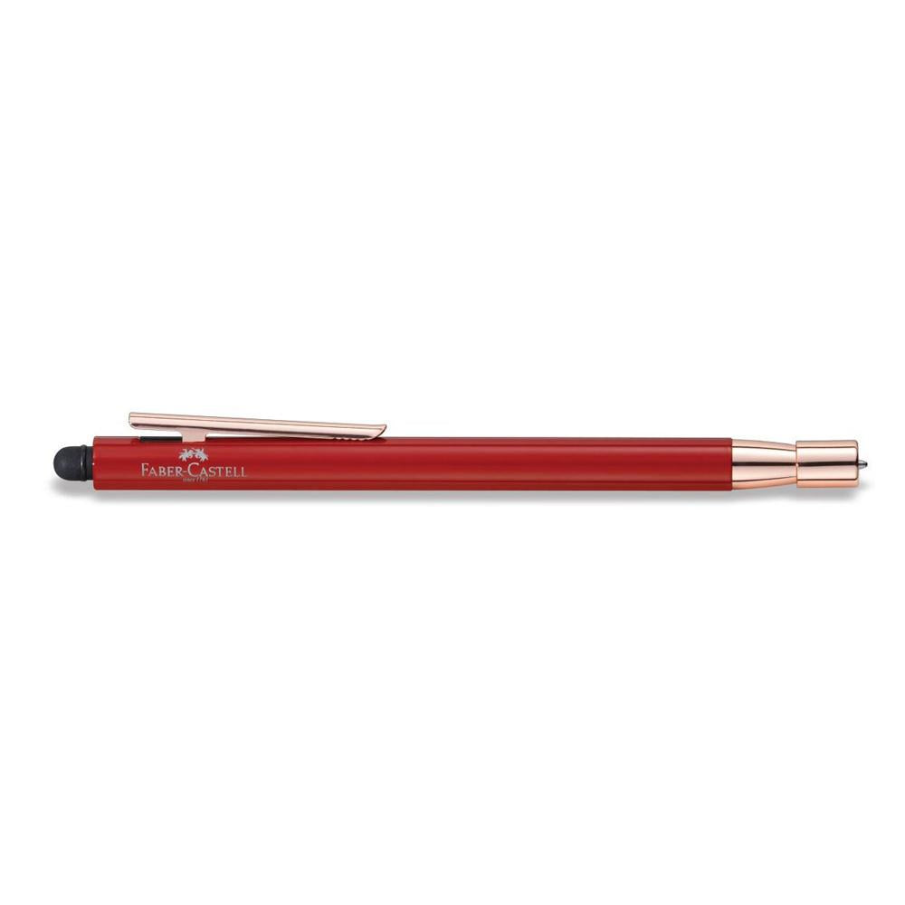 Faber-Castell Neo Slim Oriental Red Rose Gold Stylus Ball Pen 342710