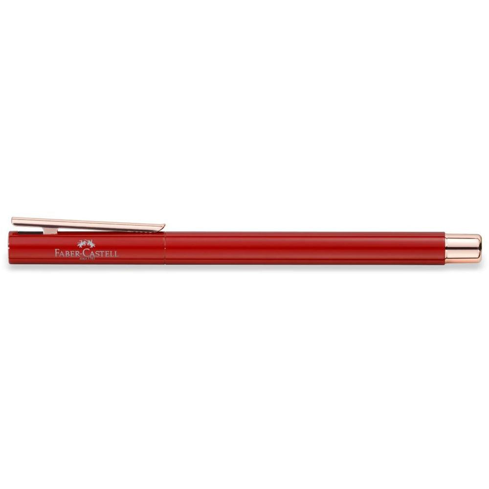 Faber-Castell Neo Slim Oriental Red Rose Gold Fountain Pen