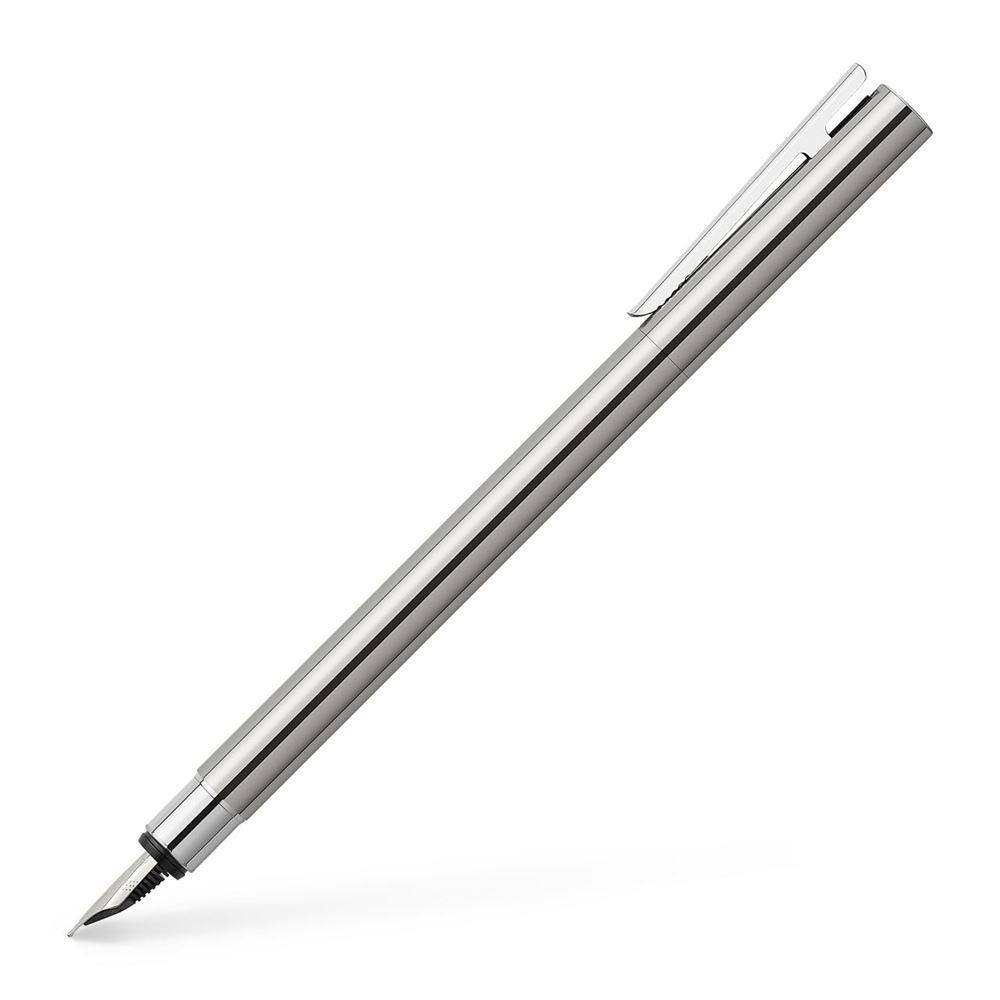 Faber-Castell Neo Slim Steel Shiny Fountain Pen