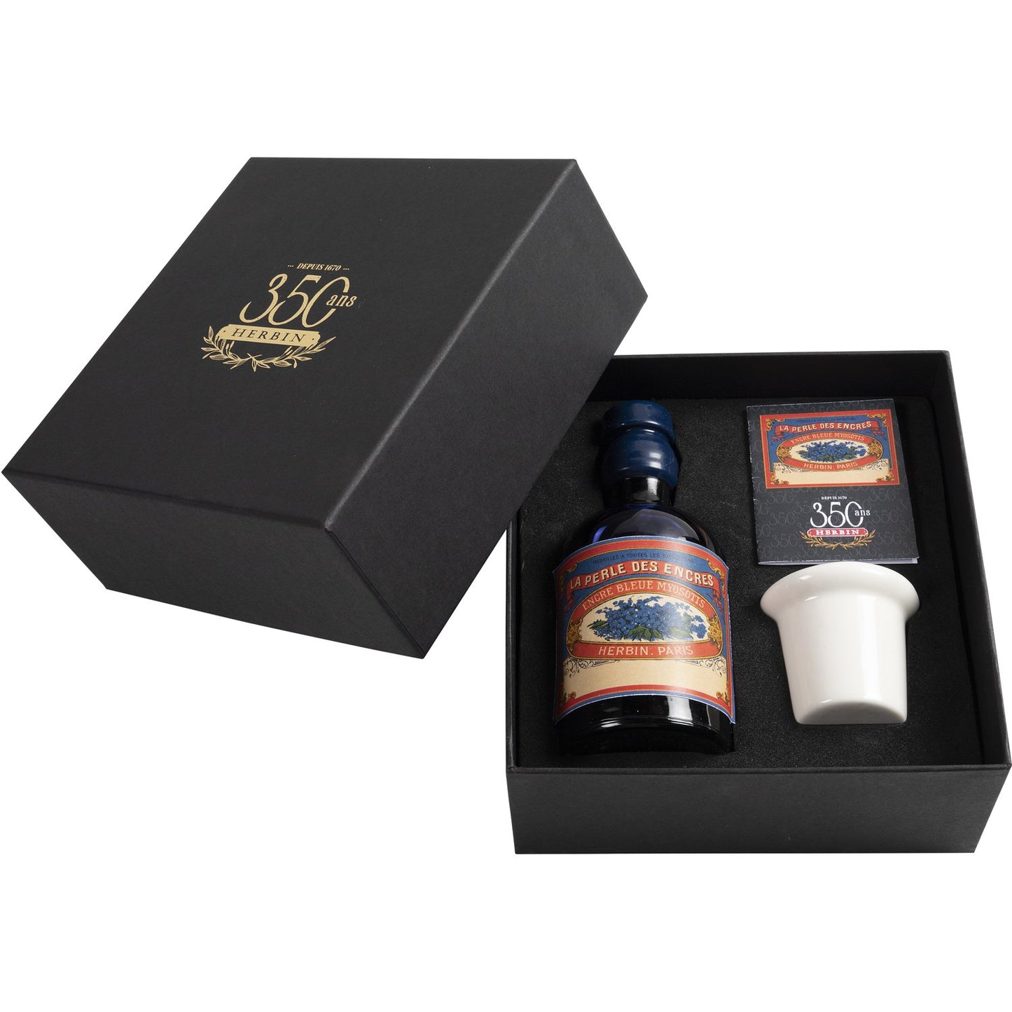 Herbin 350th Anniversary Ink Set (Bleu Myosotis - 100ML) 27915T