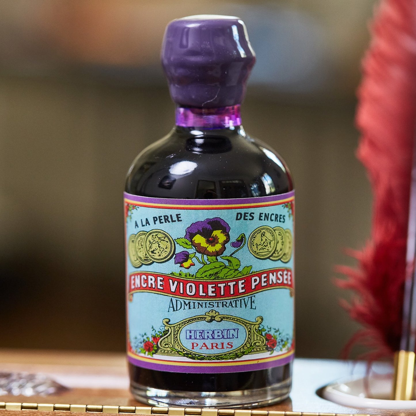 Herbin 350th Anniversary Ink Set (Violette Pensee - 100ML) 27977T