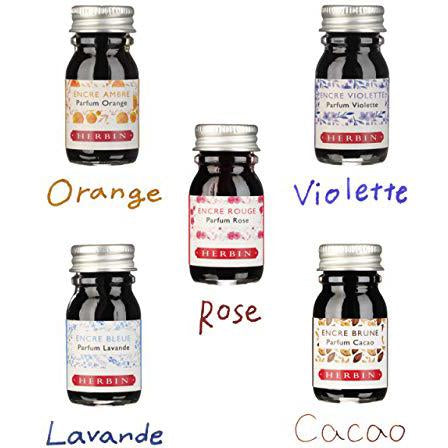 Herbin Perfumed Ink Bottle (Brown/Cocoa - 10 ML) 13746ST