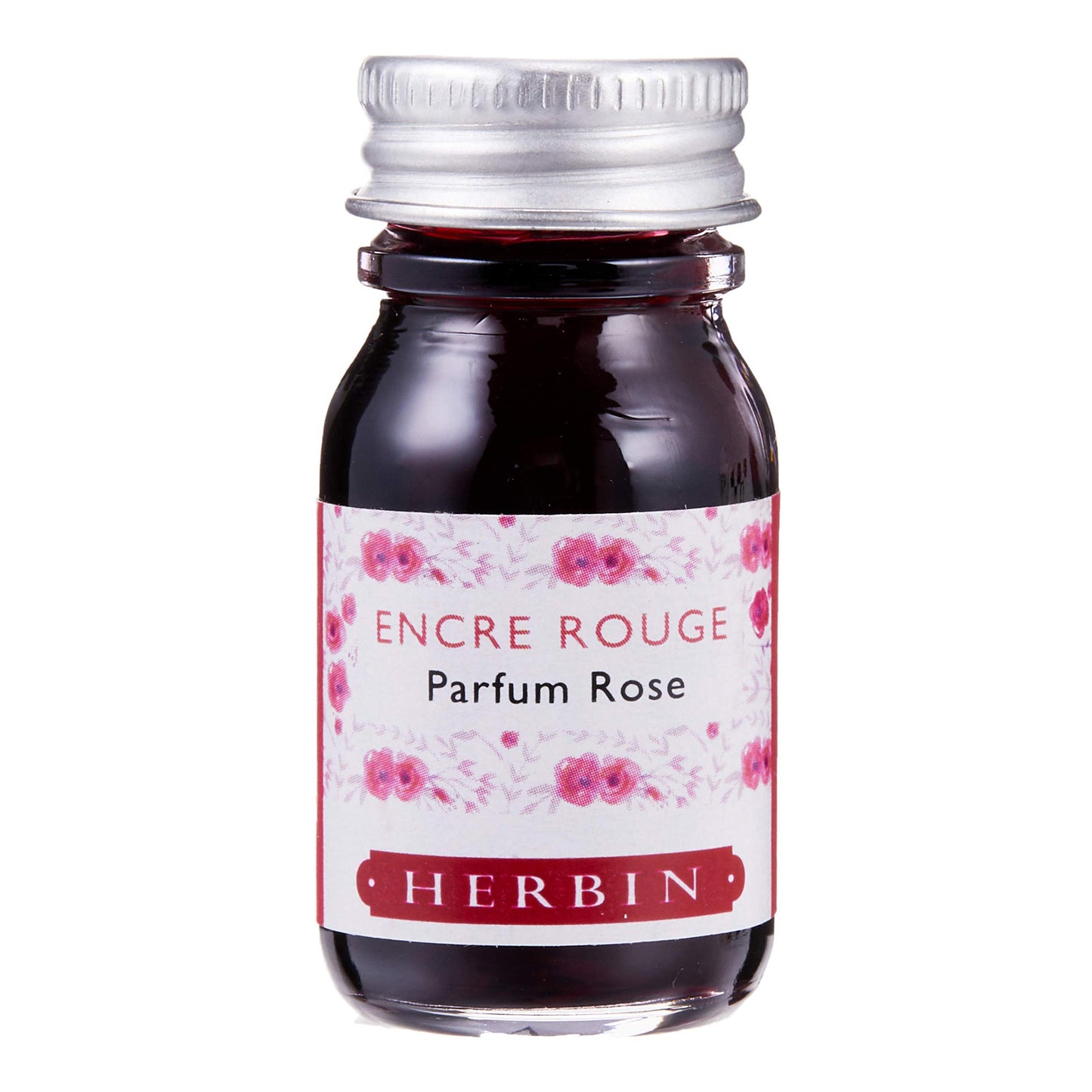 Herbin Perfumed Ink Bottle (Red/Rose - 10 ML) 13768ST