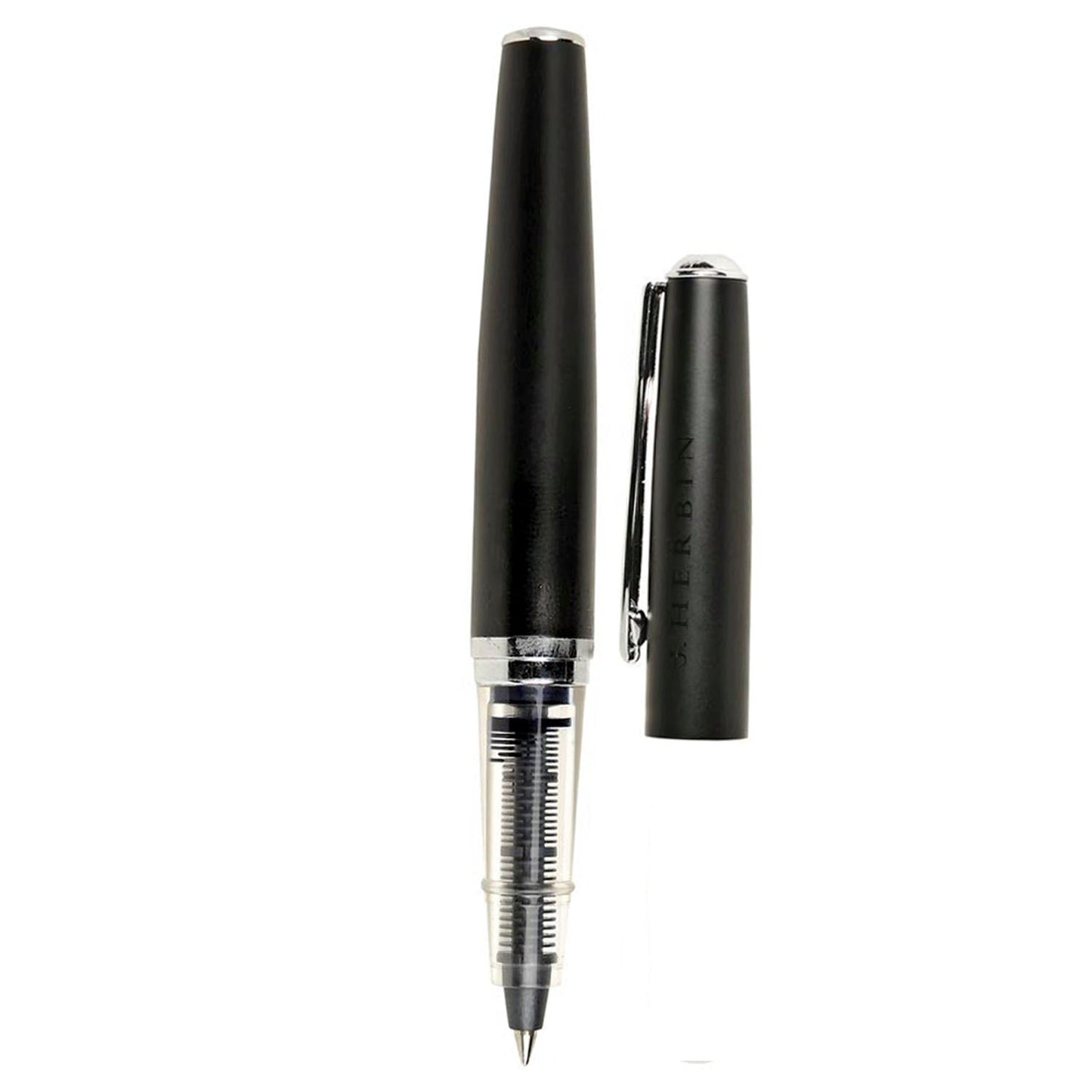 Jacques Herbin Stylo Black Roller Ball Pen 21600T
