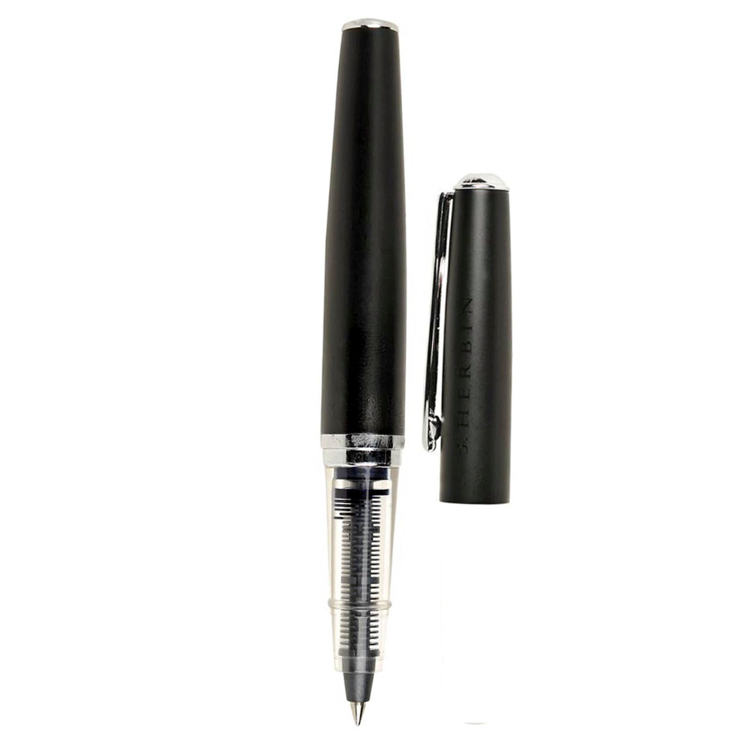 Jacques Herbin Stylo Black Roller Ball Pen 21600T
