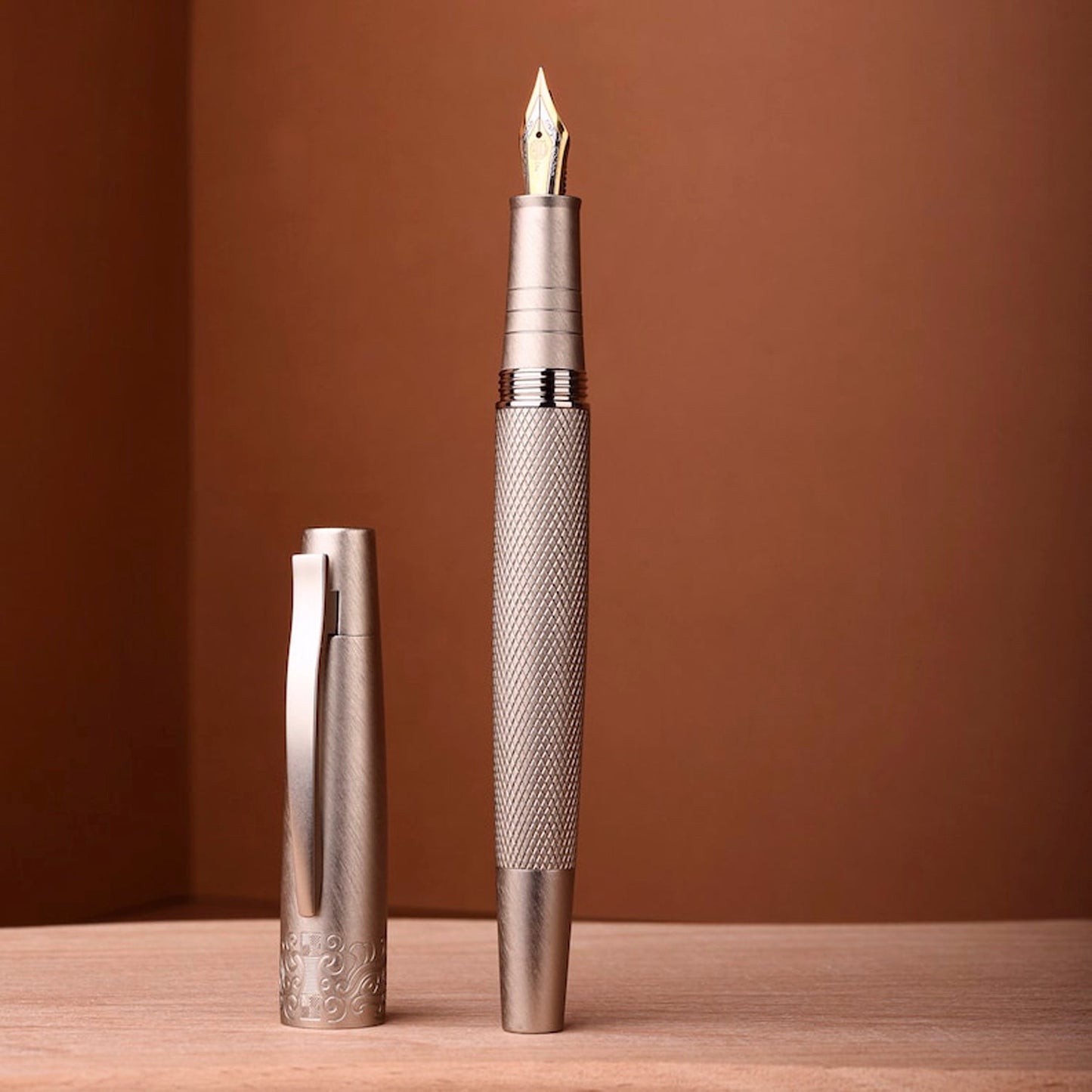 Hongdian 6013 Gun Metal Fountain Pen