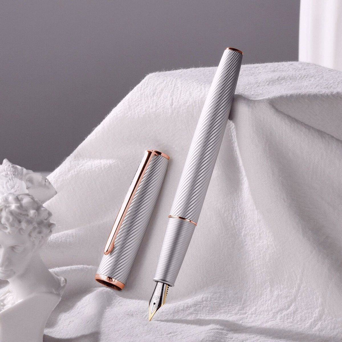 Hongdian A3 Meteor Rose Gold Fountain Pen