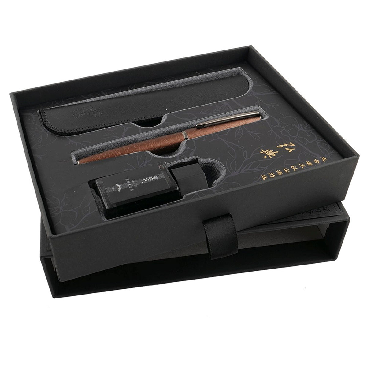 Hongdian A3 Taoyuan Wonderland Brown Fountain Pen