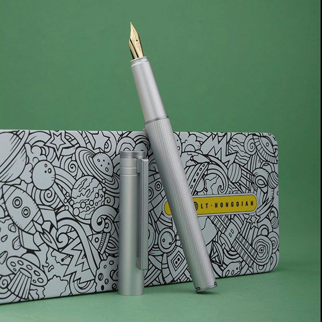 Hongdian H2 Silver Fountain Pen