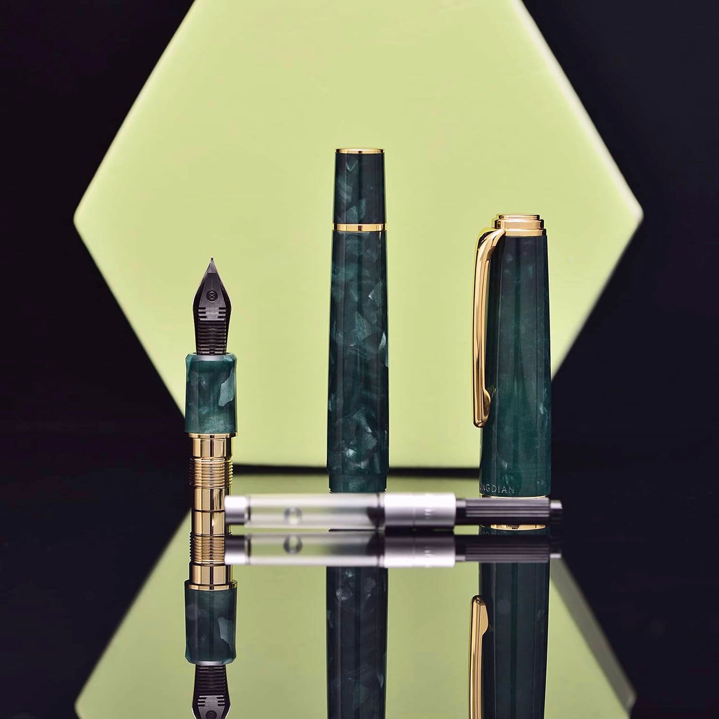 Hongdian N1 Green Fountain Pen