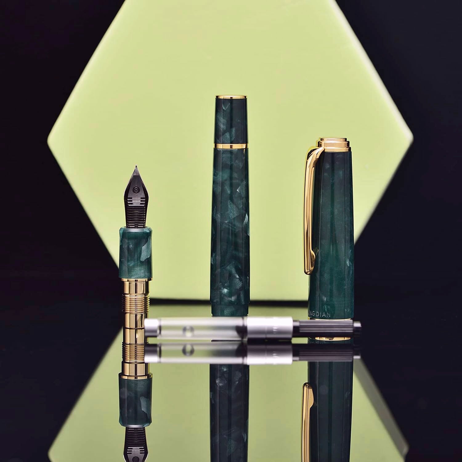 Hongdian N1 Green Fountain Pen