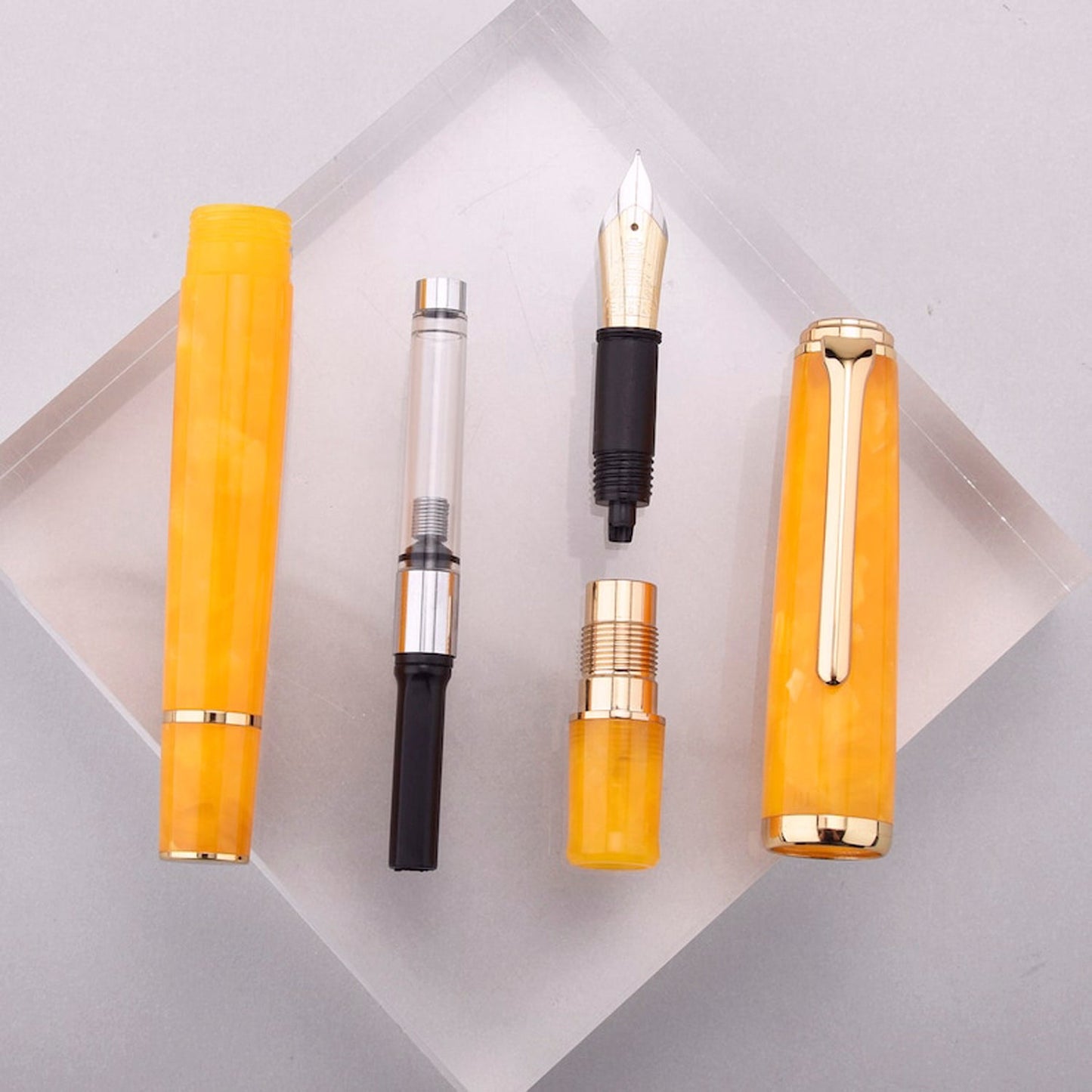 Hongdian N1 Orange Fountain Pen