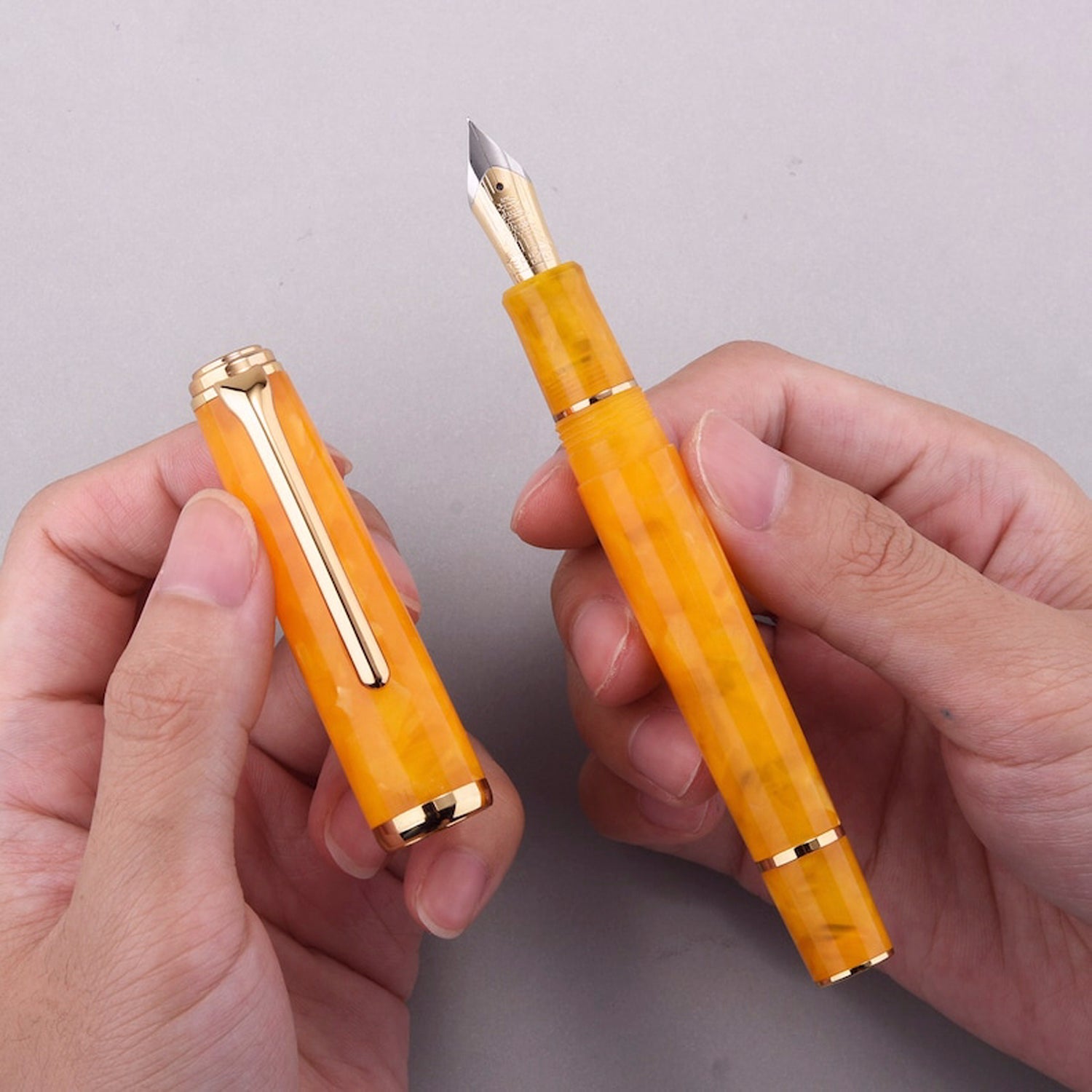 Hongdian N1 Orange Fountain Pen
