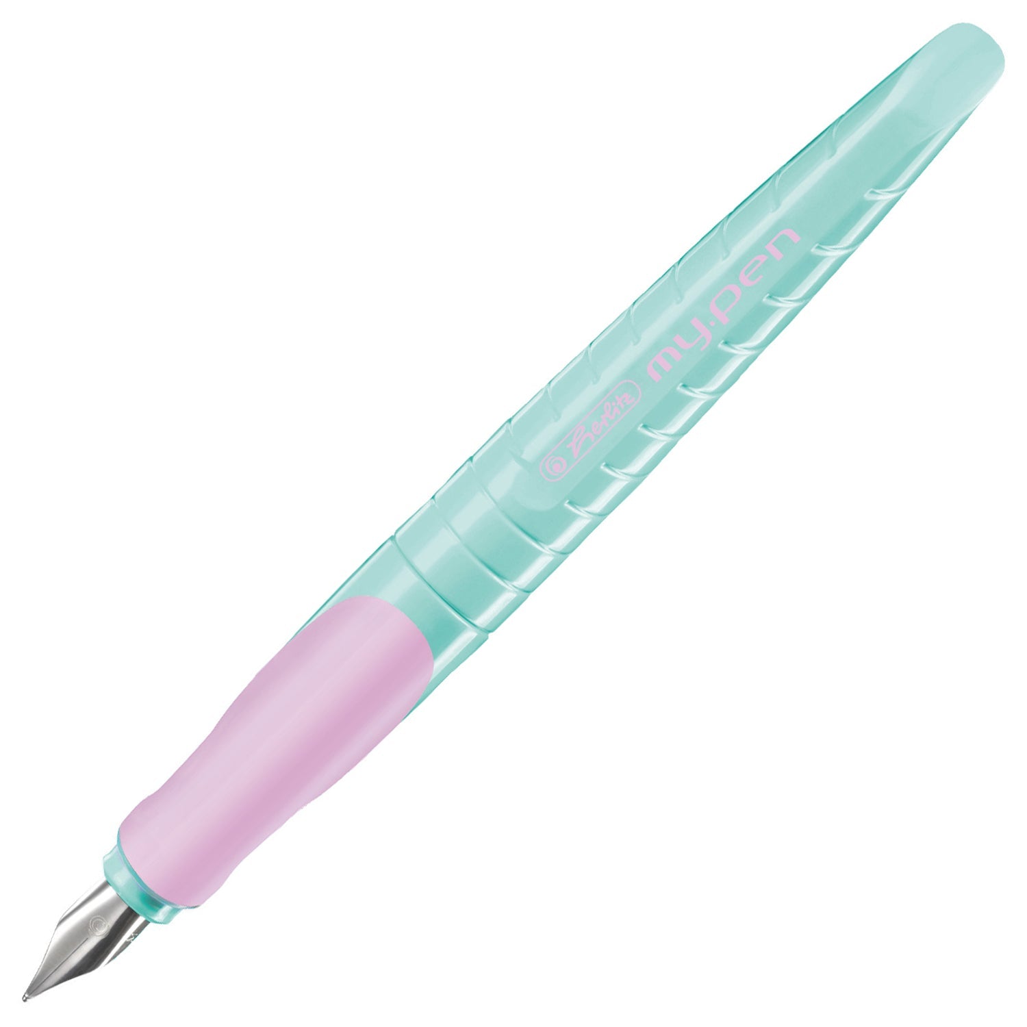 Herlitz my.pen Mint/Purple Fountain Pen 11162484